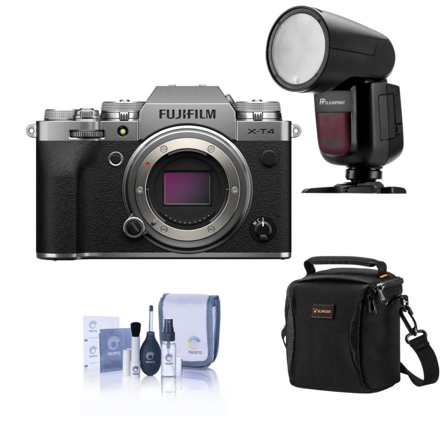 Fuji Film X T4 with flash kit