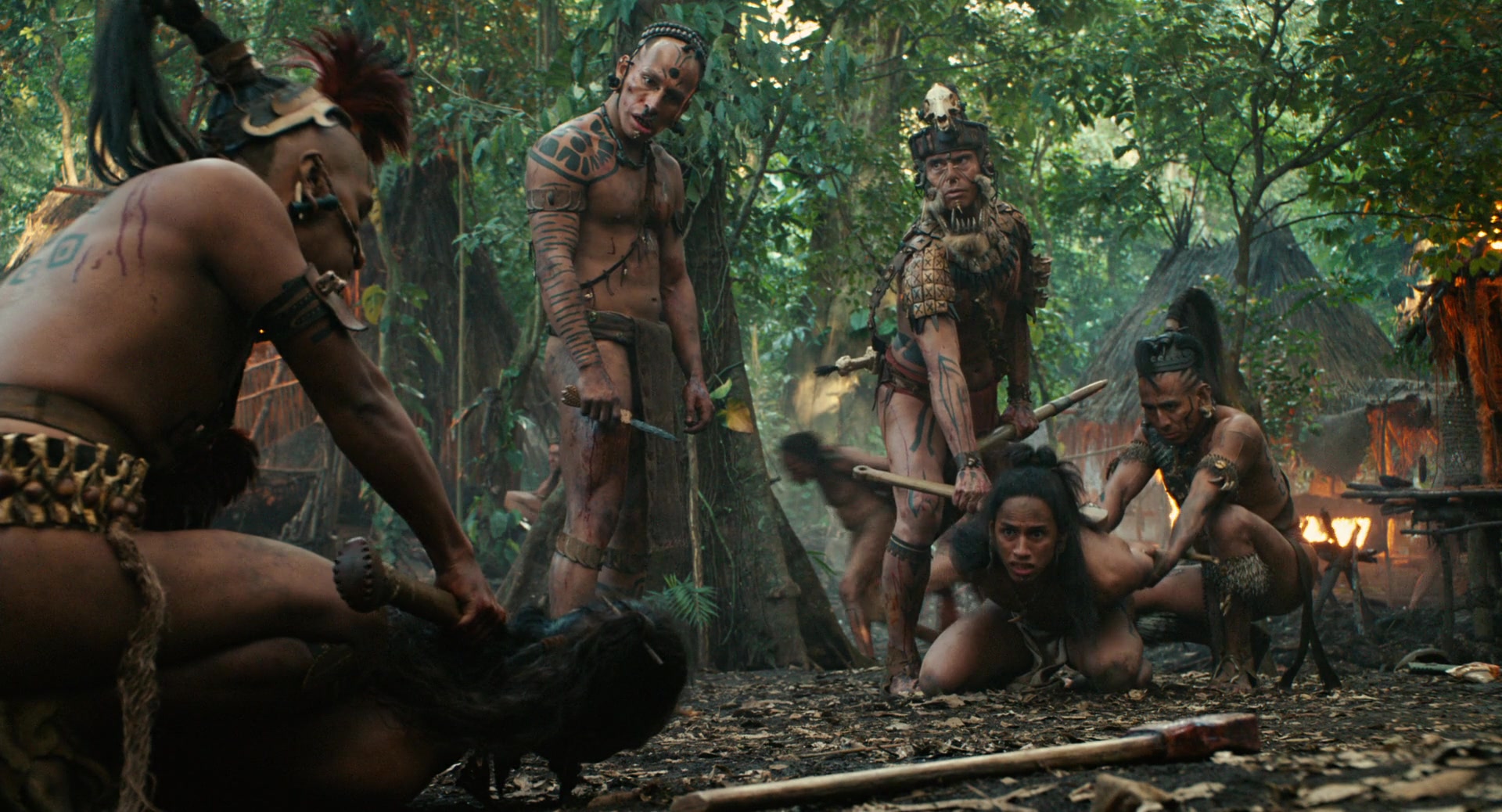 30 Films Every Budding Film Student Should Watch & Why 16 Several warriors in tribal attire surround a bound captive in a forest village setting.