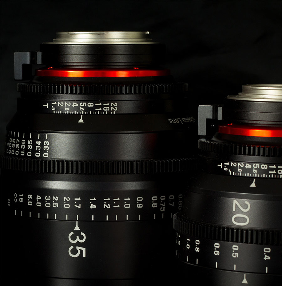 wide angle cine lens