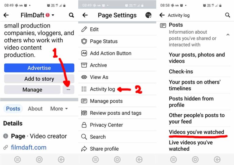 How To Find And Delete Videos You've Watched On Facebook - FilmDaft