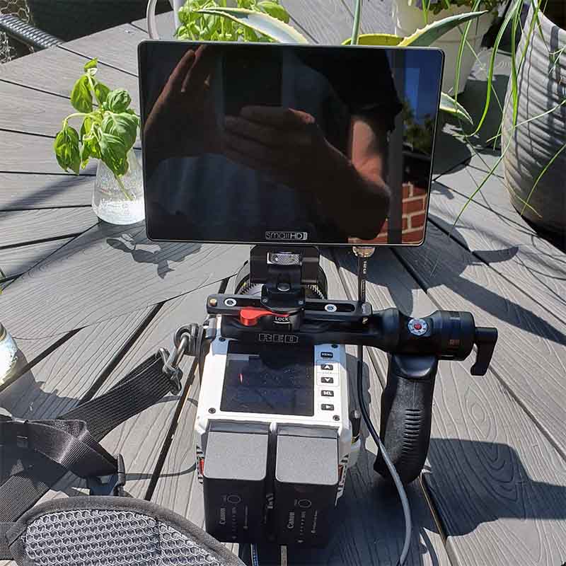 RED Komodo with SmallHD 702 Touch 7 inch monitor