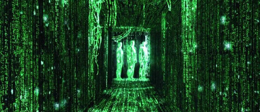 What Is an Antagonist? Meaning, Role & Film Examples 6 A human figure is enclosed in a pod connected to machines, suggesting captivity.