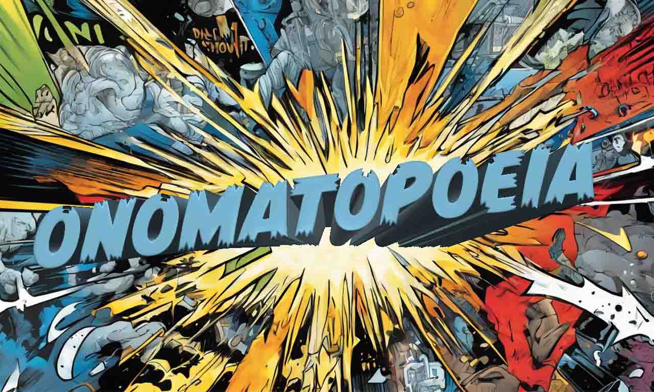 Onomatopoeia in film meaning definition examples. Featured Image.