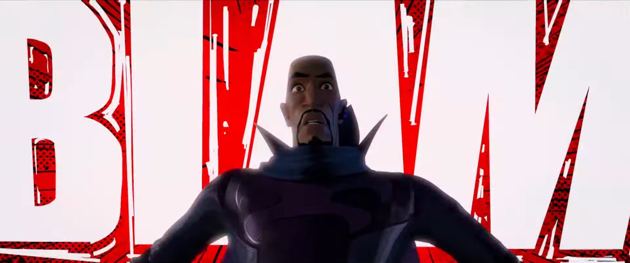 Onomatopoeia in Film and TV. Meaning, Definition & Examples 3 Stylized “BLAM” text explodes behind a character during an action sequence in Spider-Man: Into the Spider-Verse.