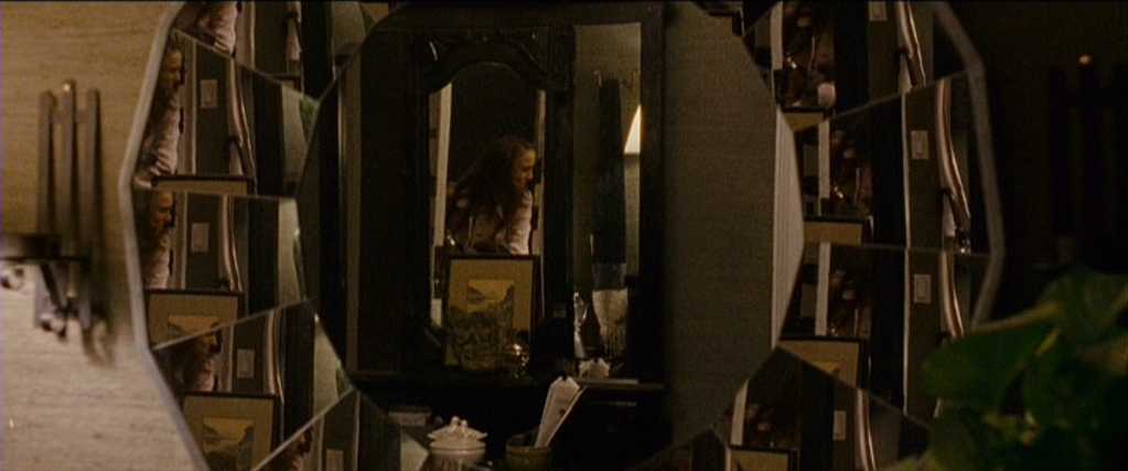 What is Characterization? Elements Defining Your Characters 10 A narrow hallway lined with mirrors creates multiple reflections, repeating the same space and figure into a pattern of doubles.