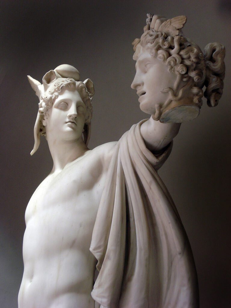 What Is Classicism in Art? Definition, Origins, and Key Examples 7 Marble sculpture by Antonio Canova showing Perseus holding the severed head of Medusa