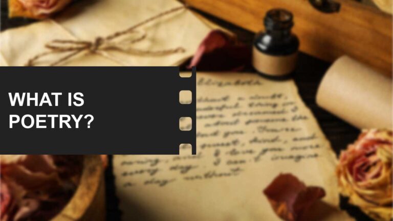 Writing Techniques: Style That Serves the Story 25 What is Poetry definition meaning featured image
