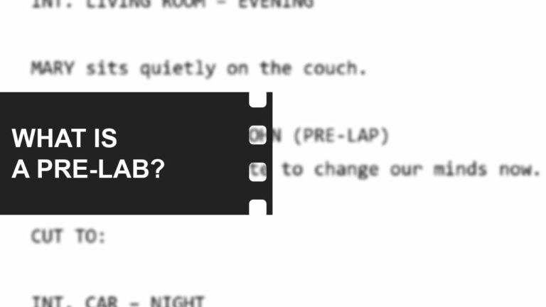 Script Formatting: Write Like a Pro from Page One 12 What is a Pre Lap definition examples featured image
