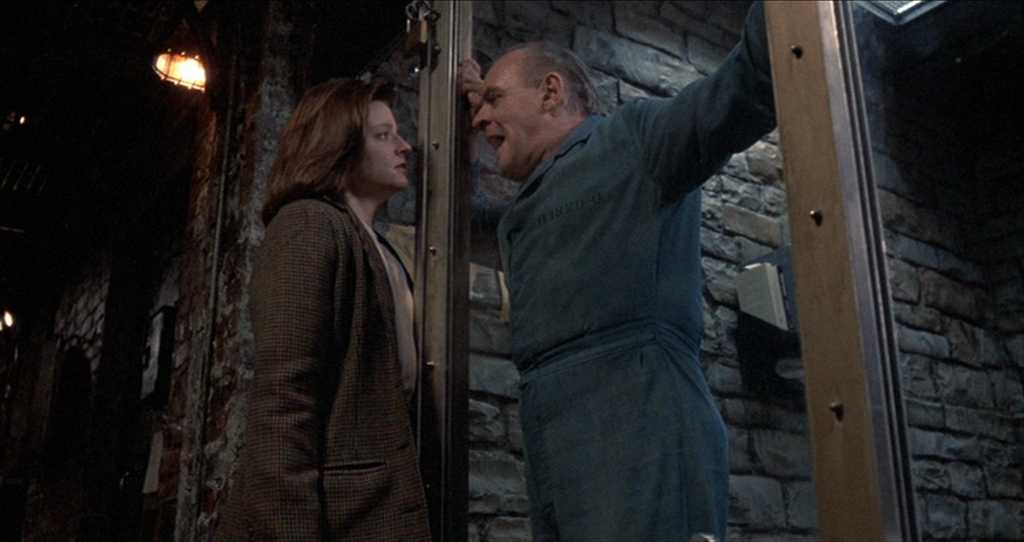 Settings Ideas and Examples for Film Scenes 13 Glass Wall — Confrontation in The Silence of the Lambs