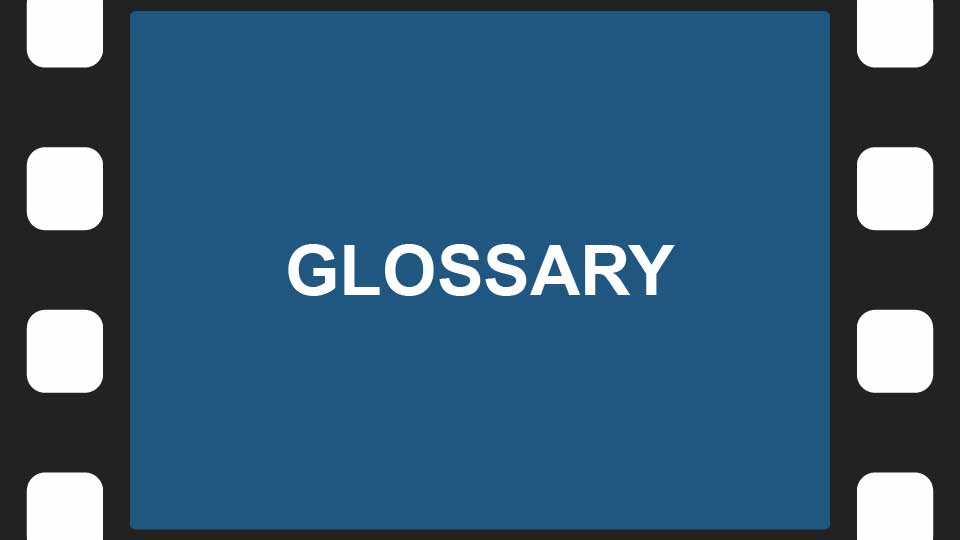 FilmDaft 23 Glossary of Film Terms Card