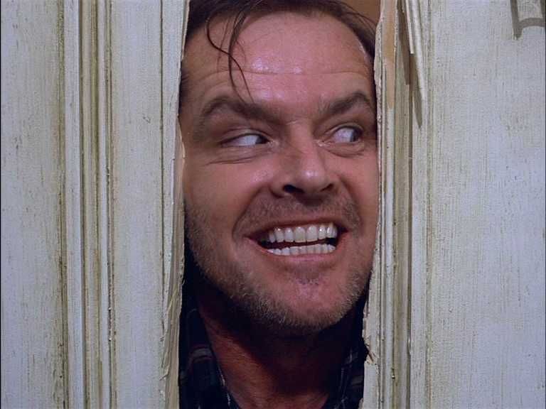 100+ Best Movie Quotes of All Time: The Definitive List 3 Jack Nicholson as Jack Torrance peering through a broken door in The Shining (1980)